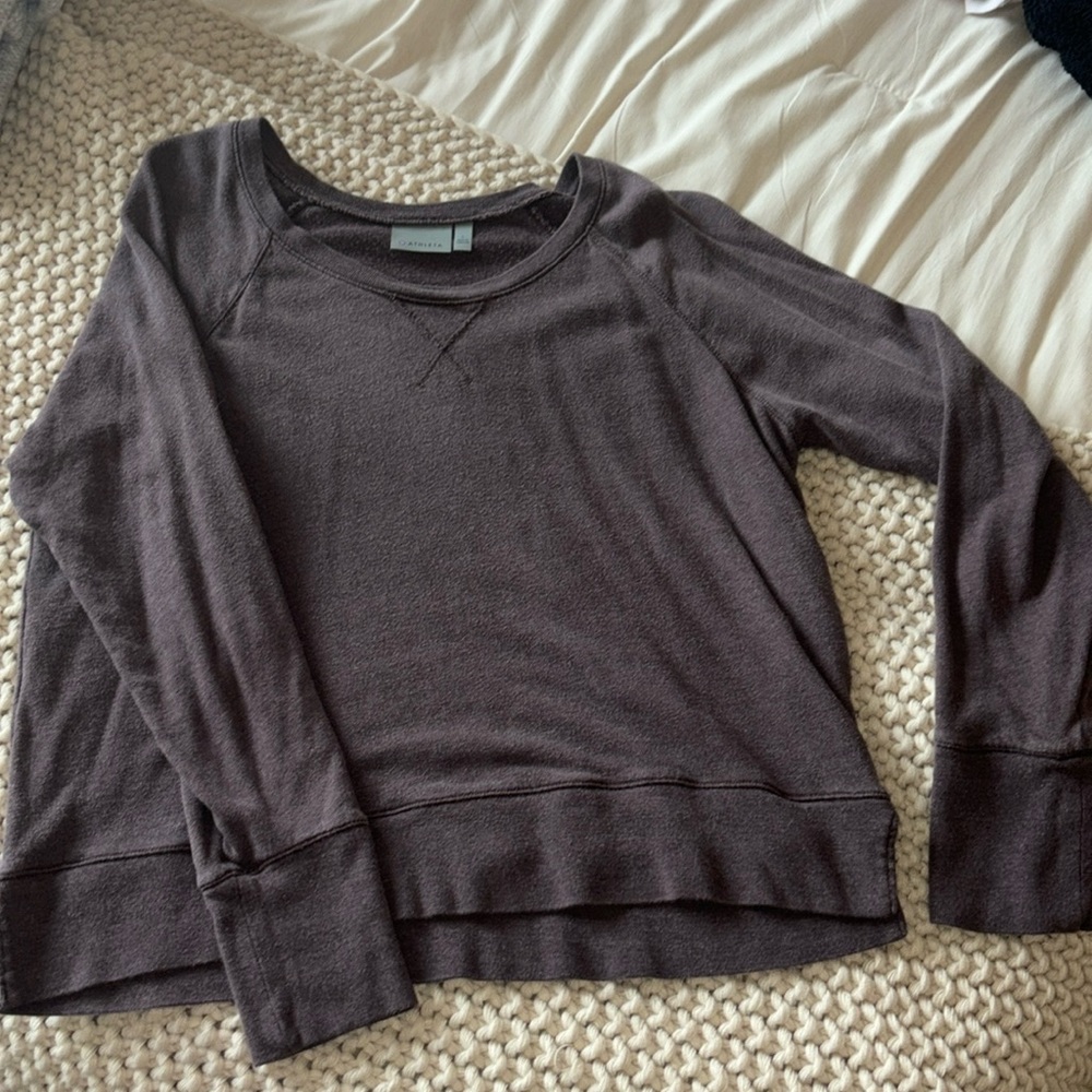 Athleta purple crew